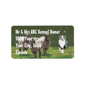 Aussie "Bringing them home" Address Label