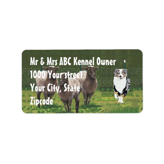 Aussie "Bringing them home" Address Label