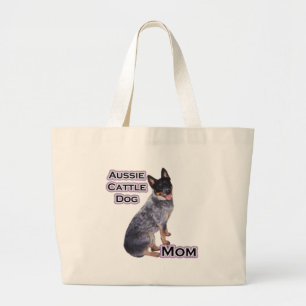 Aussie Cattle Mum 4 Large Tote Bag