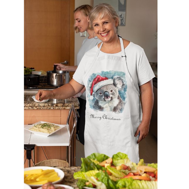 Aussie Christmas Cheer, Koala Bear custom Apron (Creator Uploaded)