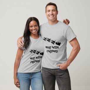Aussie Christmas Gifts, Mens Raglan Shirt