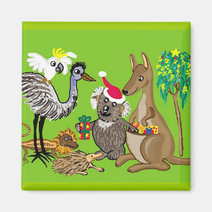 Aussie Christmas Magnet