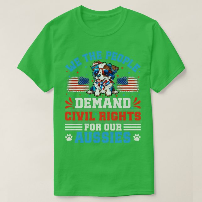 Aussie Dog 3 T-Shirt (Design Front)