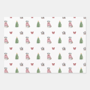 Aussie Dog Holiday Wrapping Paper Sheets