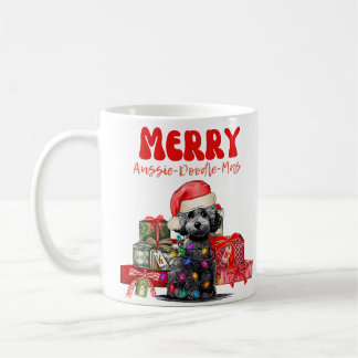 Aussie Doodle Christmas- Merry Aussie-Doodle-Mas Coffee Mug
