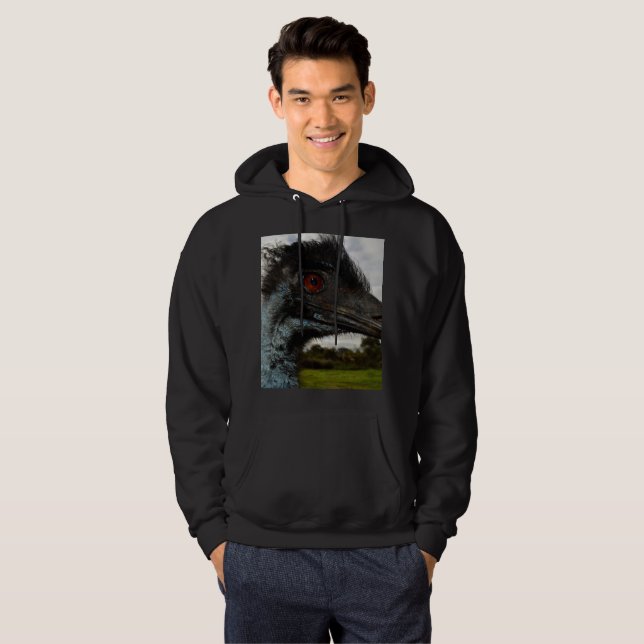 Aussie Emu Attraction, Hoodie (Front Full)
