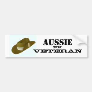 AUSSIE EX VETERAN BUMPER STICKER