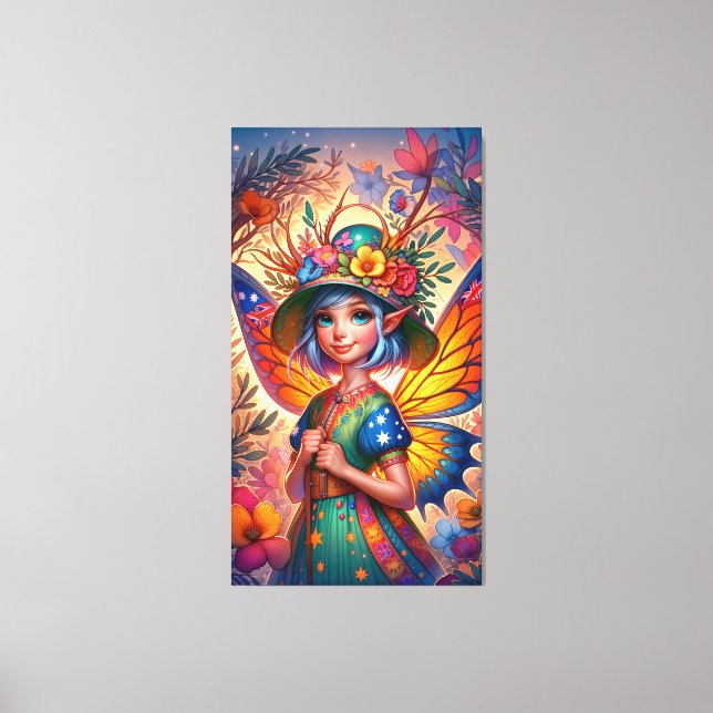 Aussie Fairy Canvas Print (Front)