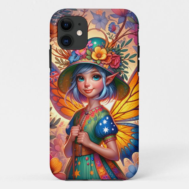 Aussie Fairy Case-Mate iPhone Case (Back)