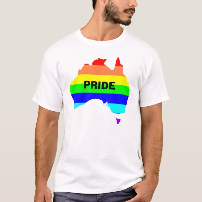 Aussie Gay Pride Tees (Front)