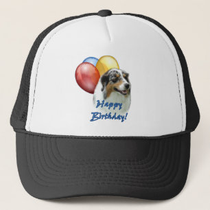 Aussie Happy Birthday Balloons Trucker Hat