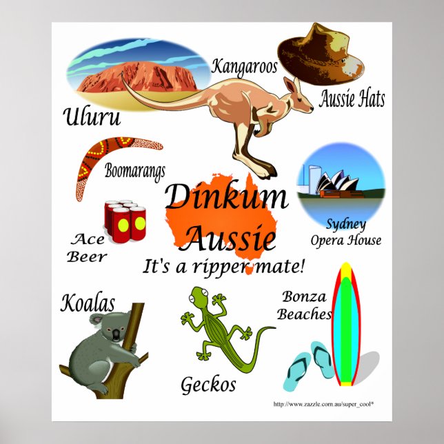 Aussie icons, poster (Front)