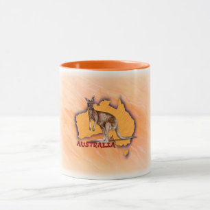 Aussie Icons - Red Kangaroo Mug