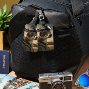Aussie Kangaroo King Of The Airways, Luggage Tag