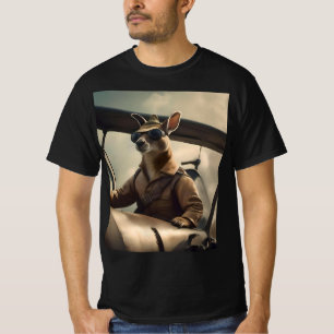 Aussie Kangaroo Pilot, T-Shirt