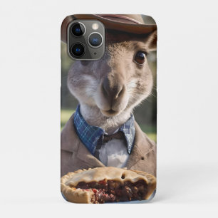 Aussie Kangaroos Love Australian Made Meat Pies, iPhone 11 Pro Case