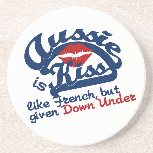 Aussie Kiss coaster (Front)