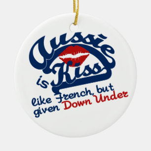 Aussie Kiss ornament