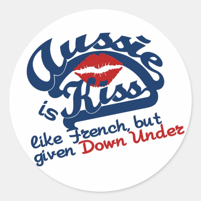 Aussie Kiss stickers (Front)
