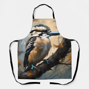 Aussie Kookaburra Oil Paint,  Apron
