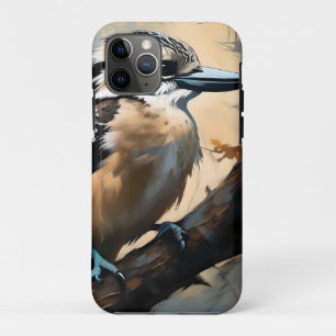 Aussie Kookaburra Oil Paint, iPhone 11 Pro Case