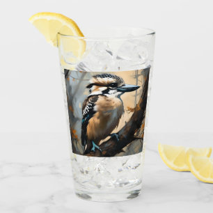 Aussie Kookaburra Oil Paint, Glass