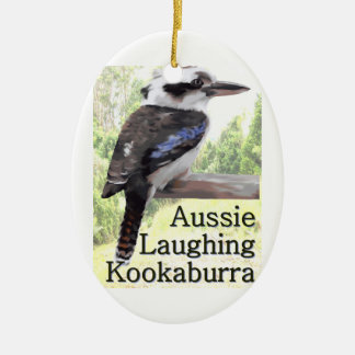 Aussie Laughing Kookaburra Ceramic Tree Decoration
