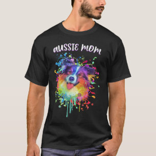 Aussie Mom AF Australian Shepherd Dog Mom Australi T-Shirt
