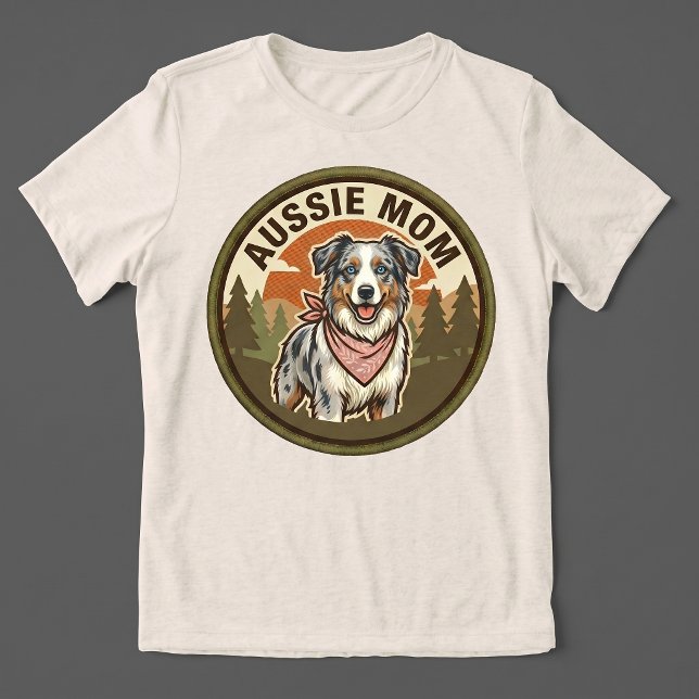 Aussie Mum Tee | Australian Shepherd Mum Gift (Creator Uploaded)