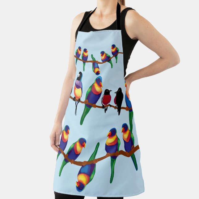 Aussie parrots apron (Insitu)