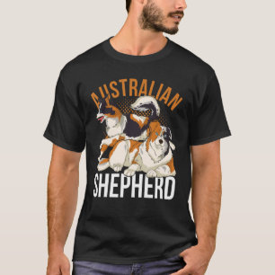 Aussie Pet Animal Dog Cute Australian Shepherd T-Shirt