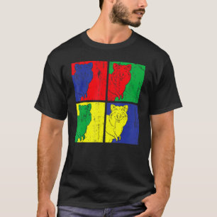 Aussie Quokka Pop Art Australia Animal Wildlife Qu T-Shirt