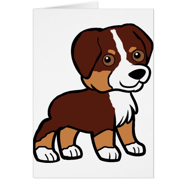 aussie red tri cartoon (Front)