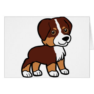 aussie red tri cartoon