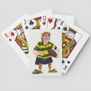 Aussie Rugby Player - Playing Cards