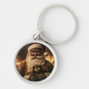 Aussie Santa Bear Key Ring
