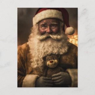 Aussie Santa Bear Postcard