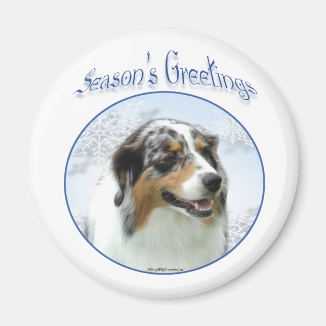 Aussie Seasons Greetings - Magnet (Front)