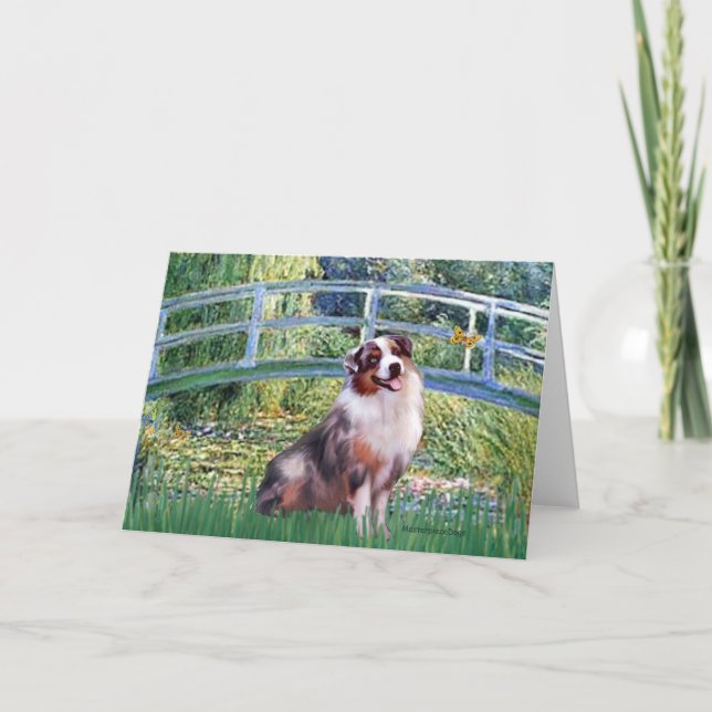 Aussie Shep 1 - Bridge Card (Front)