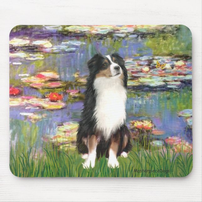 Aussie Shep 2 - Garden Mouse Mat (Front)