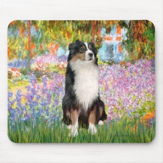 Aussie Shep 2 - Garden Mouse Mat (Front)