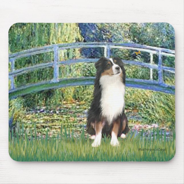 Aussie Shep (Tri2) - Bridge Mouse Mat (Front)