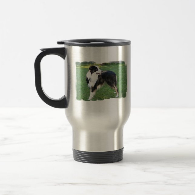 Aussie Shepherd  Travel Mug (Left)