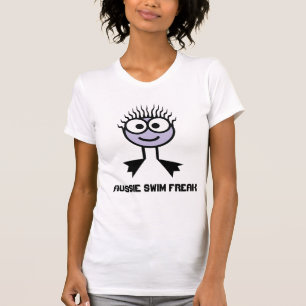 Aussie Swim Freak - Lilac Swim Character T-Shirt
