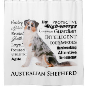Aussie Traits Shower Curtain