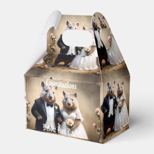 Aussie Weddings Australian Wombats, Wedding Favour Box