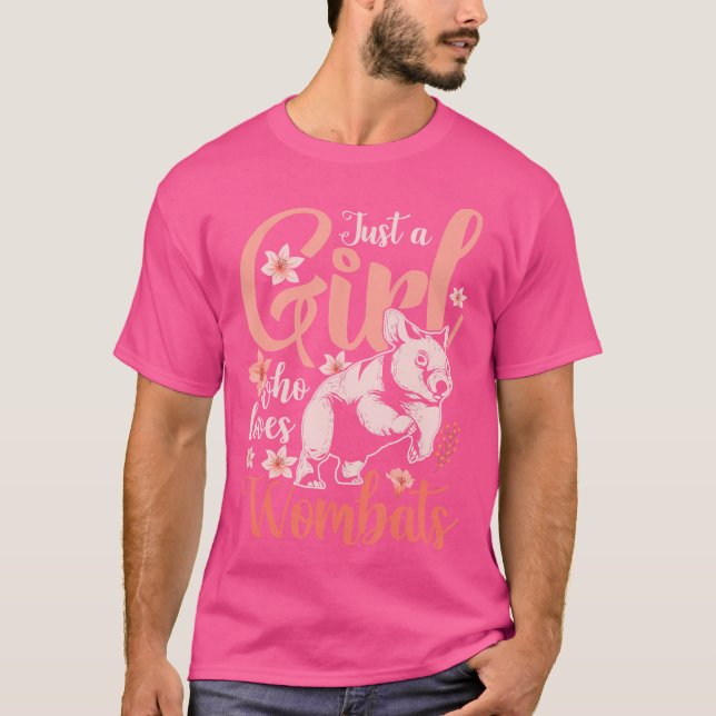Aussie Wild Animal Lover Women Just A Girl Who Lov T-Shirt (Front)