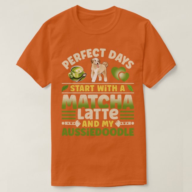 Aussiedle Matcha Latte T-Shirt (Design Front)