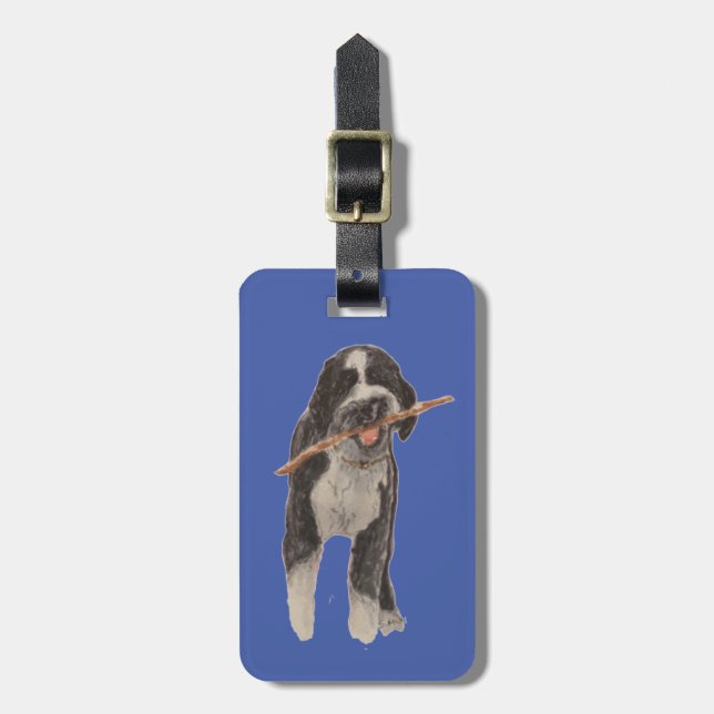 Aussiedoodle Bag Tag (Front Vertical)