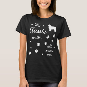 Aussiedoodle gift t-shirt for dog lovers.